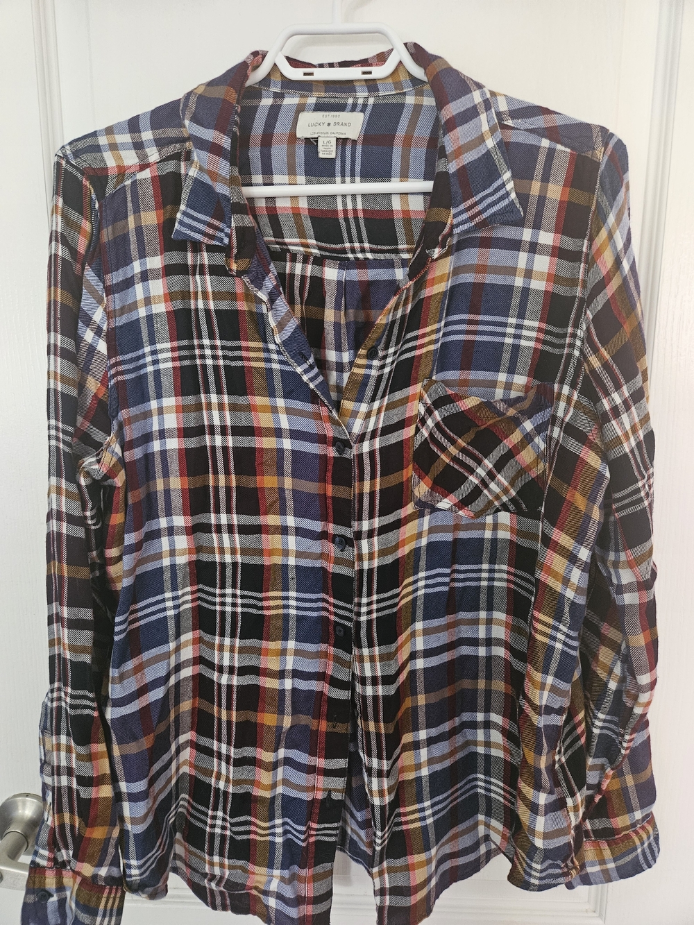 Lucky Brand Multicolor Plaid Shirt